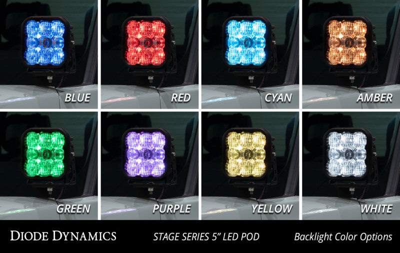Diode Dynamics SS5 Pro Stage Series Ditch Light Kit | Toyota Tundra (22-26) (DD7399)