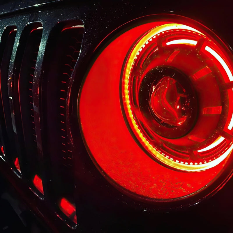 ORACLE Lighting Bi-LED Projector Headlights: Jeep Wrangler / Gladiator (18-24)