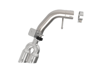 aFe 3in Axle-Back Exhaust Side Exit w/ Polished Tips | Ford Ranger (19) (49-33110-P)