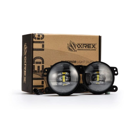AlphaRex LED Projector Fog Lights (Dual Color): Jeep Wrangler (18-25) / Gladiator (20-25)