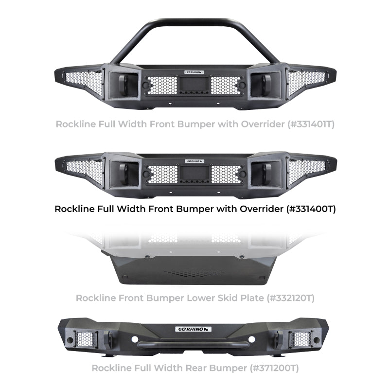 Go Rhino Rockline Full Width Bumper | Ford Bronco (21-24) (331400T)