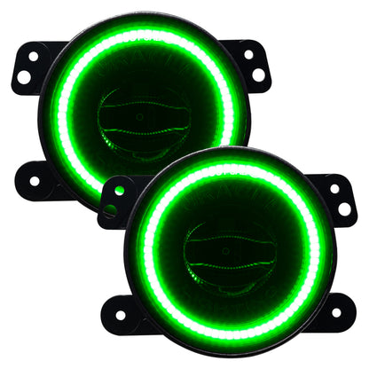 ORACLE Lighting Hi-Perf LED Fog Lights (FRONT): Jeep Wrangler / Gladiator (07-26) - Black