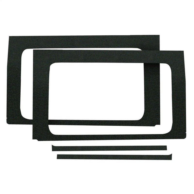DEI Boom Mat Side Window Trim Black (INTERIOR): Jeep Wrangler Unlimited JL 2018-2026
