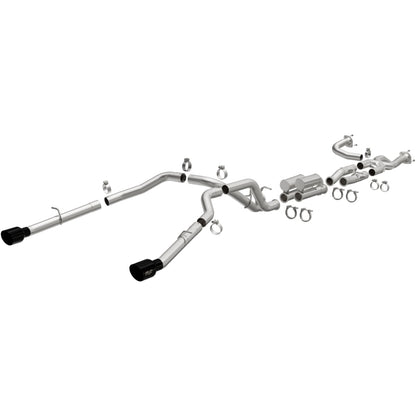Magnaflow SPEQ Cat-Back Perf Exhaust System Black Tips (REAR): RAM RHO 2025-2026 3.0L Hurricane