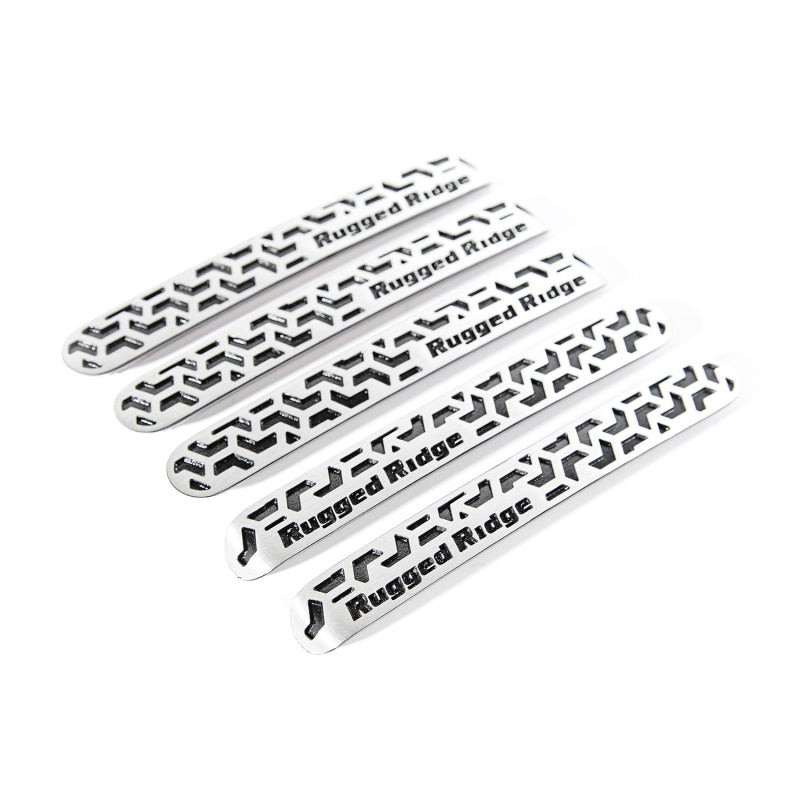 Rugged Ridge Elite Door Handle Inserts: Jeep Wrangler 07-18 / Grand Cherokee 05-10 w/ Contrast Tread