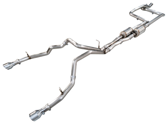 AWE Tuning 2025+ RAM 1500 RHO 3.0 I6 TT Dual Rear Exit Catback Exhaust | Ram 1500 (25+)(3015-32630)