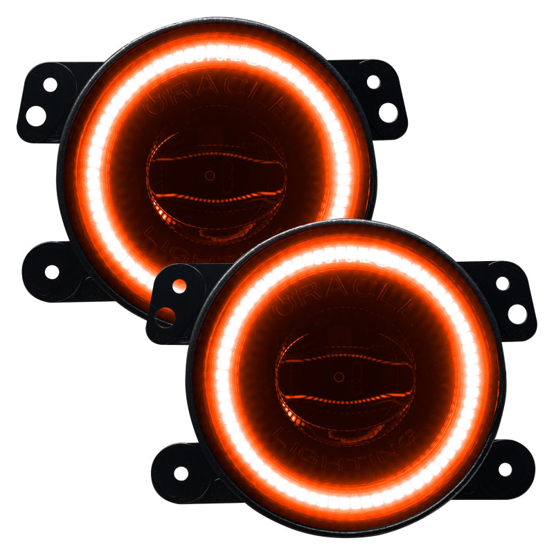 ORACLE Lighting Hi-Perf LED Fog Lights (FRONT): Jeep Wrangler / Gladiator (07-26) - Black