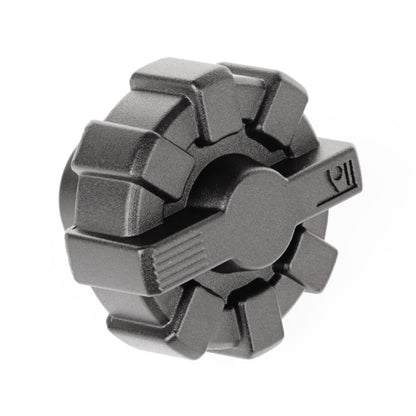 Rugged Ridge Black Elite Aluminum Fuel Cap | Jeep Gladiator JT (20-25) / Wrangler JK/JL (07-25)