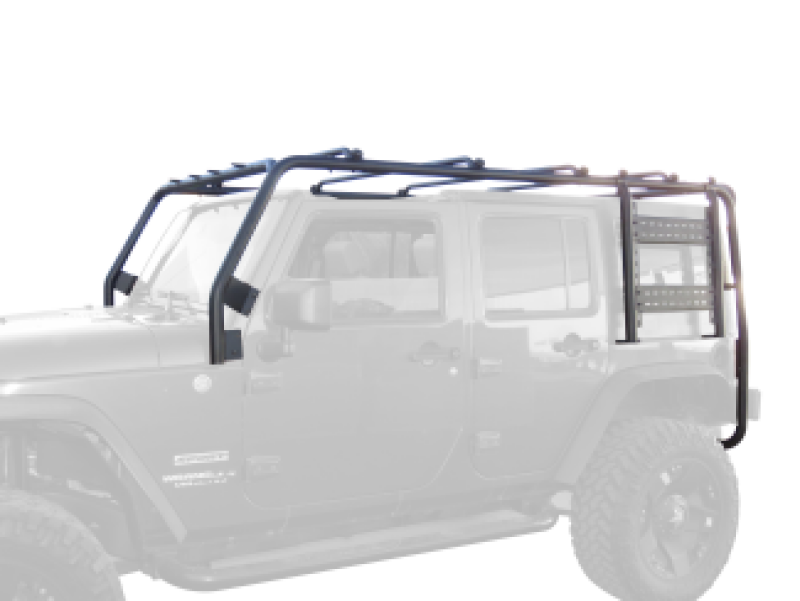 Body Armor 4x4 Replacement Roof Rack Frame Kit (F&R): Jeep Wrangler (07-18)