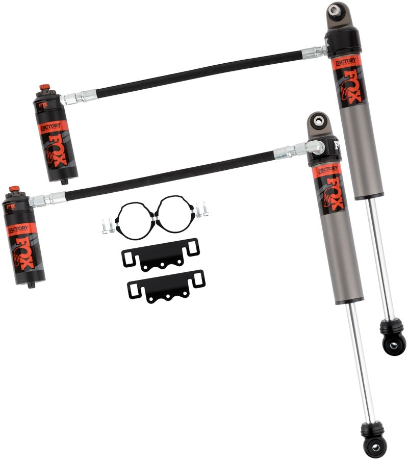 FOX Performance Elite Series 2.5 Reservoir Front Shocks Adjustable (FRONT): Jeep Wrangler JL 2018-26 / Gladiator JT 2020-24 w/ 3.5-4" Lift