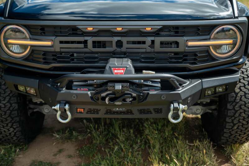 DV8 Offroad 2022+ Ford Bronco Raptor Spec Series Winch Front Bumper | Ford Bronco (21-26) (FBFR-01)