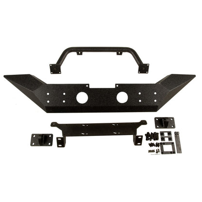 Rugged Ridge Spartan Front Bumper w/ Overrider: Fits Most Jeep Wrangler JK Models (2007-2018)