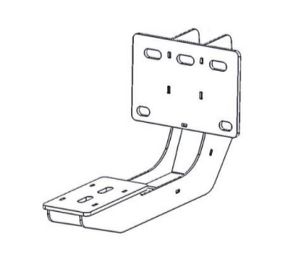 Go Rhino HD Powdercoated Mounting Brackets for Running Boards: Ram 1500 (19-26) - Texas Black