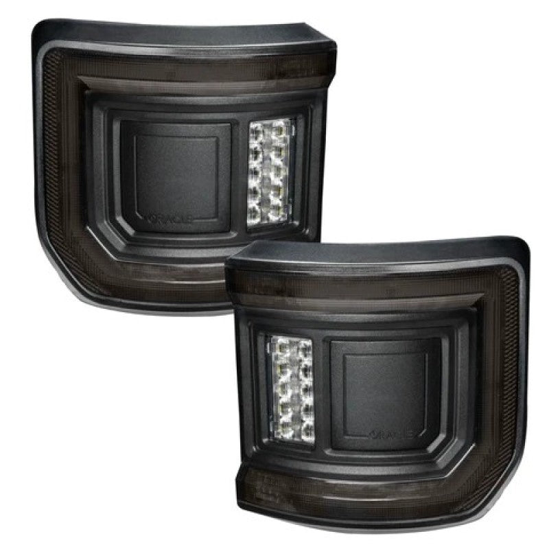 Oracle Lighting Flush Mount LED Tail Lights: Jeep Gladiator 2020-2024 w/ Tinted Lens