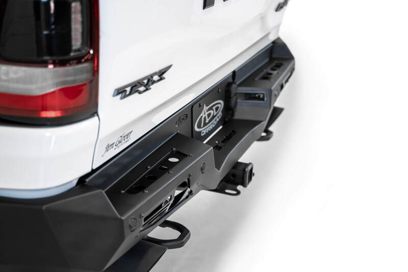 Addictive Desert Designs Bomber Rear Bumper (REAR): Ram 1500 TRX (19-24) - Hammer Black