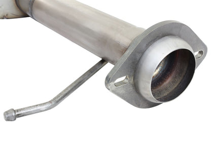 aFe 3in to 2.5in SS Front Side Exit Cat-Back Exhaust w/ Black Tip | Ford F150 (10-14) (49-43071-B)