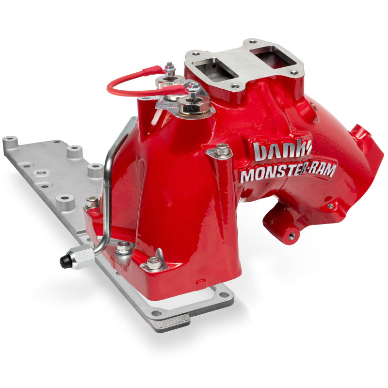 Banks Monster-Ram Intake System Red (F&R): RAM 2500/3500 2013-2018 6.7L Cummins
