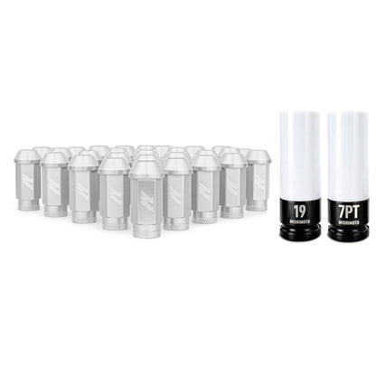 Mishimoto Aluminum Locking Lug Nuts | Ford Bronco (21-26) M12x1.5 27pc Set (MMLG-15-27LSL)