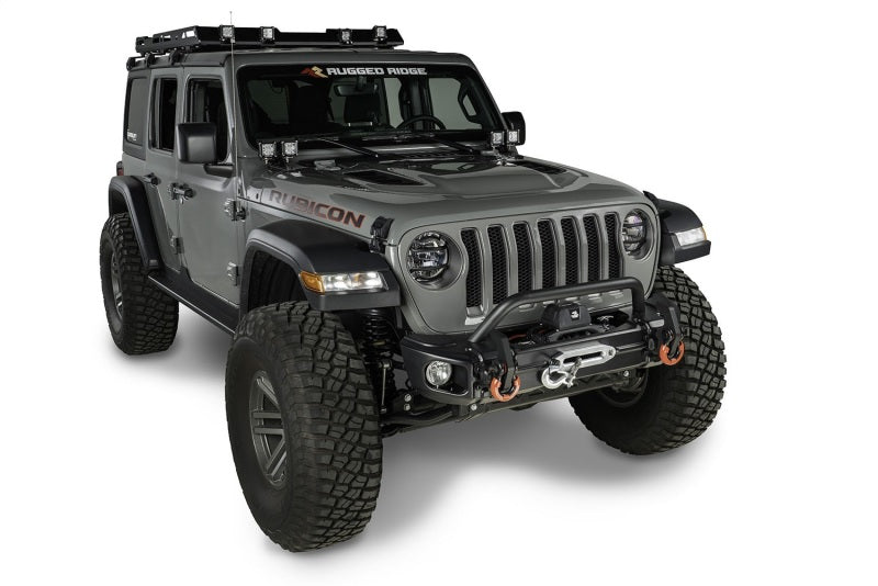 Rugged Ridge Arcus Front Bumper Tube Overrider | Jeep Wrangler JL (18-20) (11549.03)