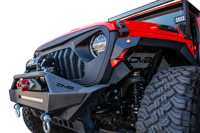 DV8 Offroad Angry Grill: Jeep Wrangler (18-21) / Gladiator (20-21)