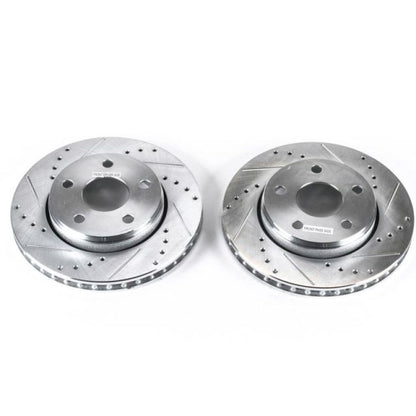 PowerStop Front Evolution Drilled & Slotted Rotors | Jeep Wrangler JK (07-17) (AR8780XPR)