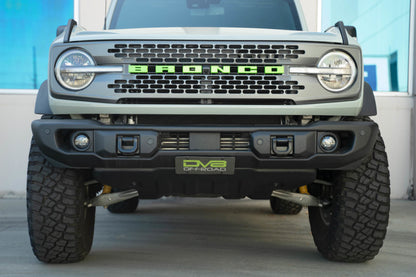 DV8 Offroad Capable Front Bumper License Plate Mount | Ford Bronco (21-26) (LPBR-05)