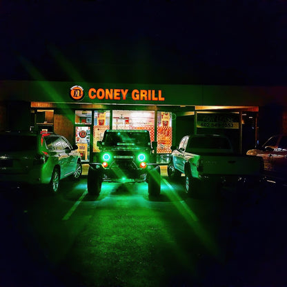 Oracle Lighting High Powered LED Headlights: Jeep Wrangler (07-21) / Wrangler JK (18)