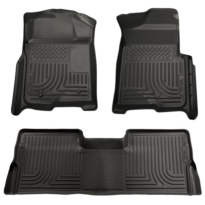 Husky WeatherBeater Combo Floor Liners | Ford F-150 (09-12 / 13-14 / 10-14 Raptor) (98331)