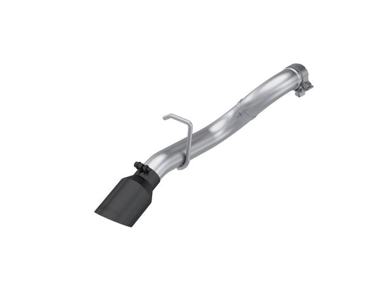 MBRP T409 Stainless Steel 2.5in Axle-Back Exhaust: Jeep Wrangler 2018-2024 w/ Black Tip