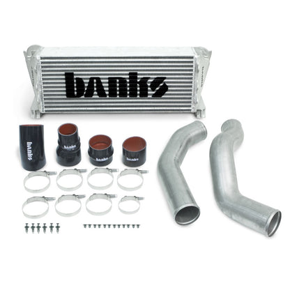 Banks Power Intercooler Upgrade Kit Raw (F&R): 13-18 RAM 2500/3500 6.7L Cummins