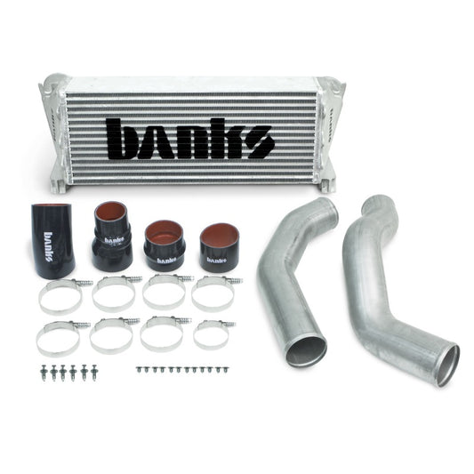 Banks Power Intercooler Upgrade Kit Raw (F&R): 13-18 RAM 2500/3500 6.7L Cummins