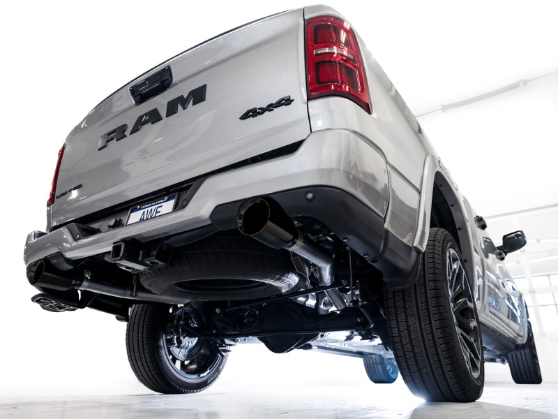 AWE Tuning 0FG Catback Exhaust Diamond Black Tips (REAR): Ram 1500 2025 3.0L Hurricane