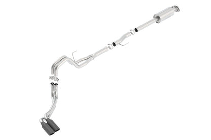 Borla 15-20 Ford F-150 3.5L EcoBoost Ext. Cab Standard Bed Black Chrome ATAK Exhaust | Ford F-150 (15-20) (140619BC)