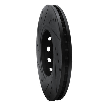R1 90-91 Audi 90 Quattro Front Drilled & Slotted Brake Rotor | Ford Ranger (19-26) (ECB-73011R)
