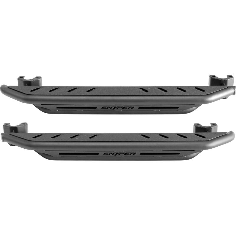 Westin Textured Black Triple Tube Rock Rail Steps: Jeep Wrangler (07-17) / Wrangler JK (18)