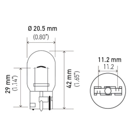 Hella 7440 12V 21W Bulb | Ford Ranger (19-26) (7440)