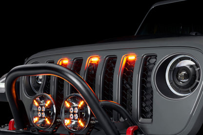ORACLE Lighting Universal Pre-Runner LED Grill Light Kit: Jeep Wrangler / Gladiator (18-22) - Amber