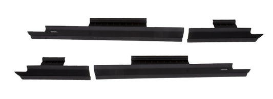 Bushwacker Trail Armor Rocker Panel & Sill Plate Cover: Jeep Wrangler Unlimited (18-24) - Black