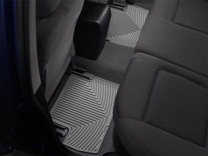 WeatherTech Rear Rubber Floor Mats | Toyota Tacoma Crew Cab (05-13) Grey (W136GR)