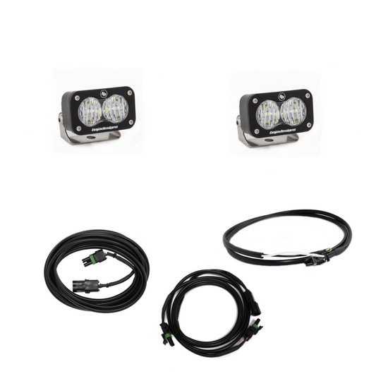 Baja Designs LED Light Kit Reverse Kit w/ Upfitter Dual S2 Sport: Jeep Wrangler 2018-2024