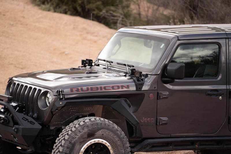 DV8 Offroad Cowl Light Bar Bracket: Jeep Wrangler (18-22) / Gladiator (20-22)