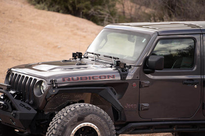 DV8 Offroad Cowl Light Bar Bracket: Jeep Wrangler (18-22) / Gladiator (20-22)