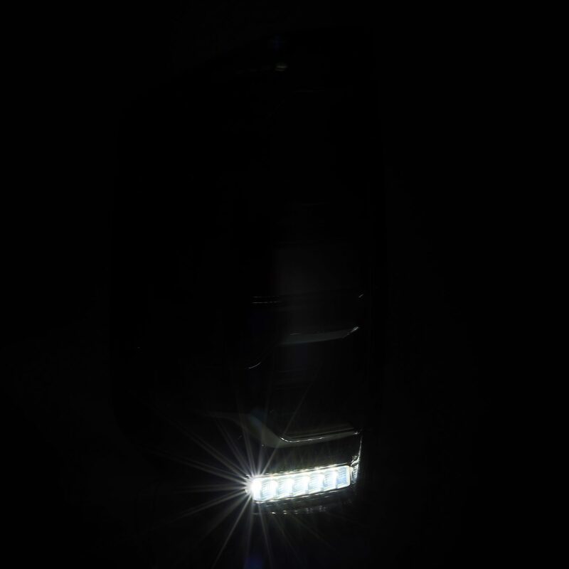 AlphaRex LUXX-Series LED Tail Lights Black | Toyota Tundra (14-21) (672040)