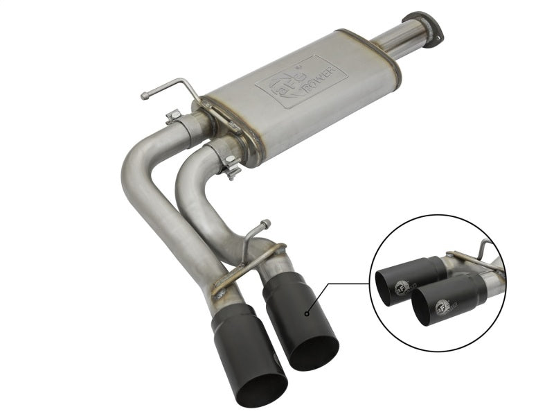 aFe Rebel Series 3in 409SS Cat-Back Exhaust | Toyota Tacoma V6-3.5L (16) (49-46032-B)