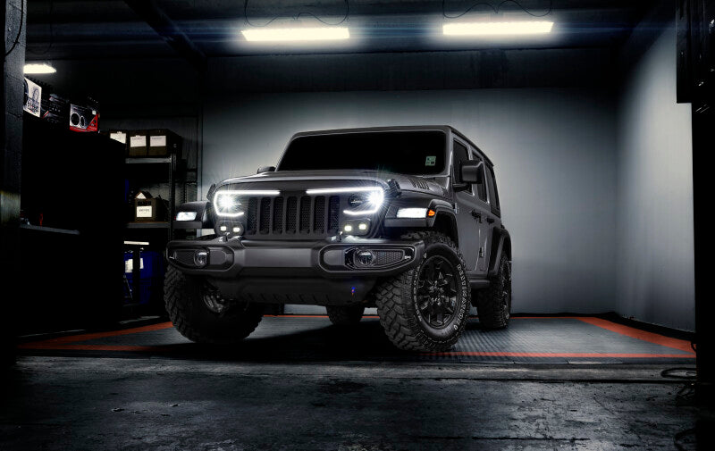 Oracle Lighting Vector Series Full LED Grille: Jeep Wrangler (18-23) / Gladiator (20-23)