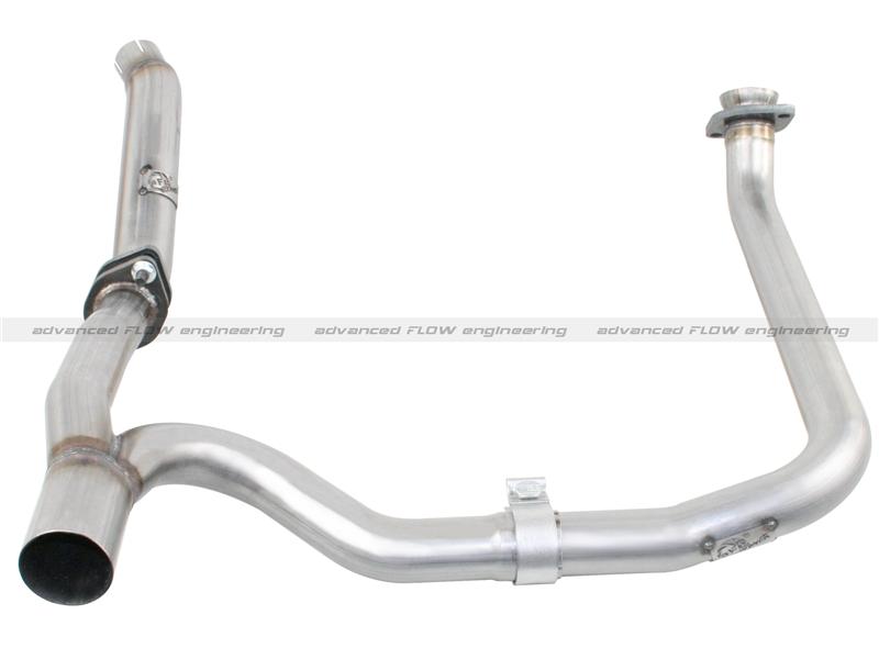 AFE Scorpion Aluminized Steel Cat-Back Exhaust System: Jeep Wrangler JK 2007 - 2018 (3.6L & 3.8L V6 2-Door Models)