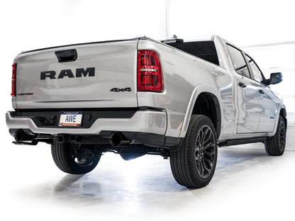 AWE Tuning 0FG Catback Exhaust Diamond Black Tips (REAR): Ram 1500 2025 3.0L Hurricane