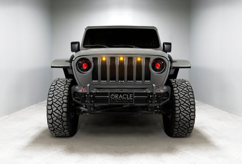 ORACLE Lighting Bi-LED Projector Headlights: Jeep Wrangler / Gladiator (18-24)