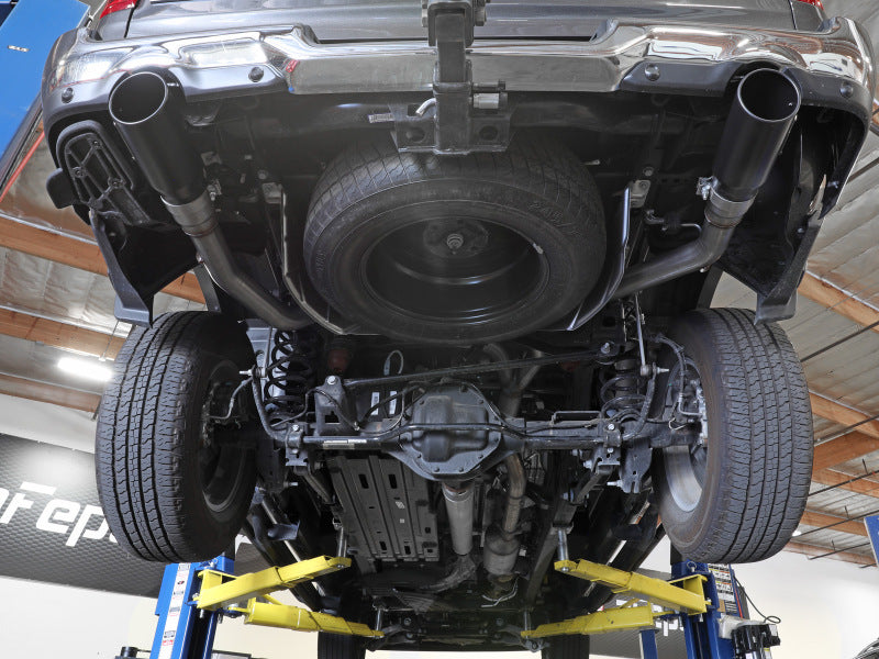 aFe Large Bore-HD 3in 409 SS DPF-Back Exhaust w/ Polished Tip: Ram 1500 3.0L (19-24)