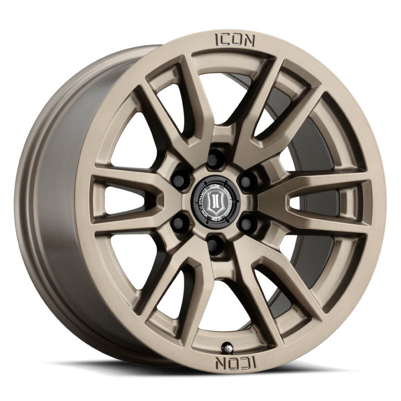 ICON Vector 6 17x8.5 6x5.5 0mm Offset Bronze Wheel | Ford Bronco (21-26) (2417858347BR)